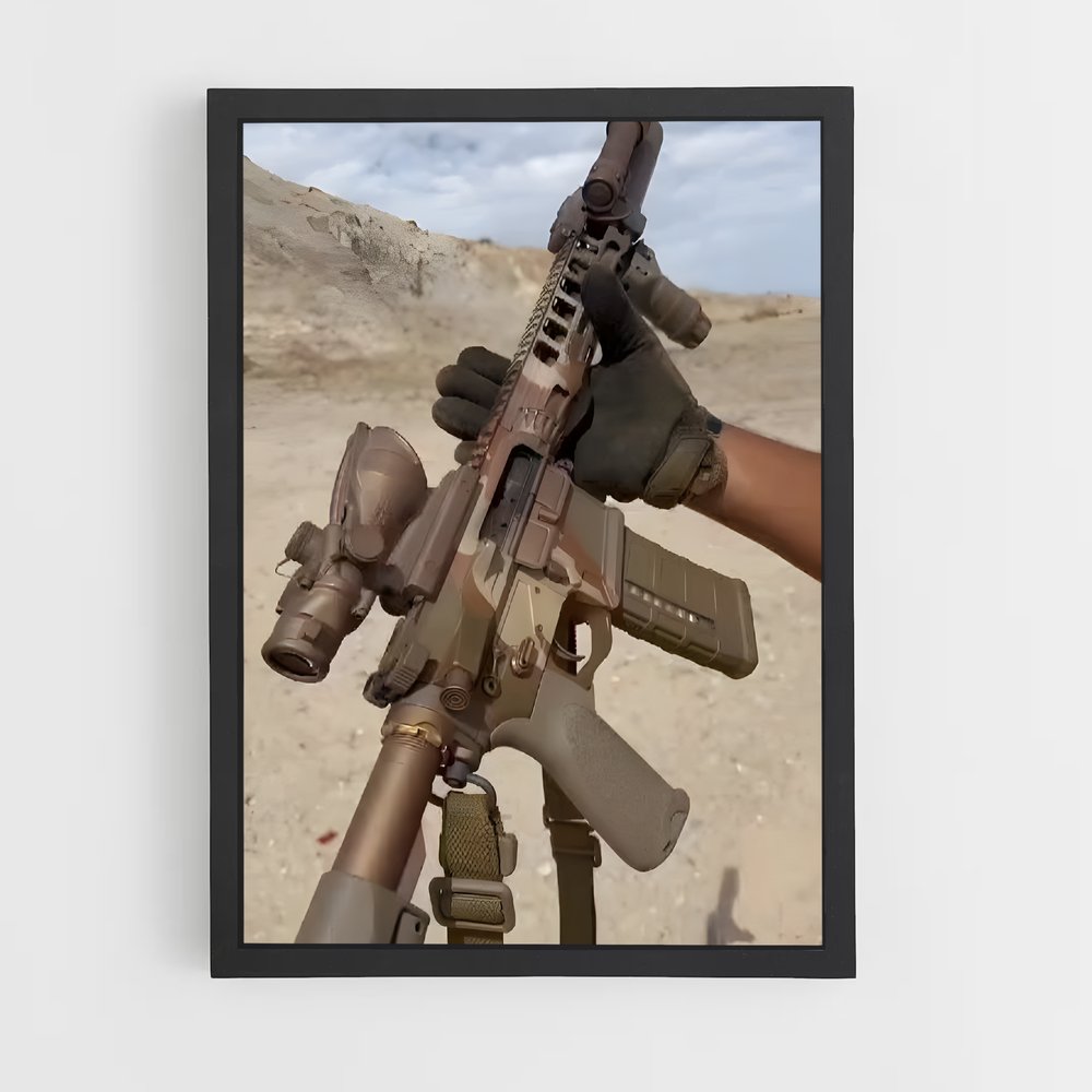 ap-m4 carbine-5 cadre Noir