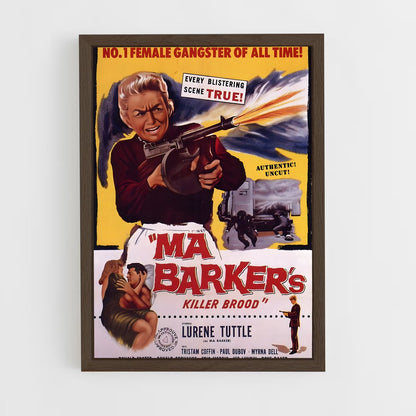 ap-ma barker-1 cadre Bois foncé
