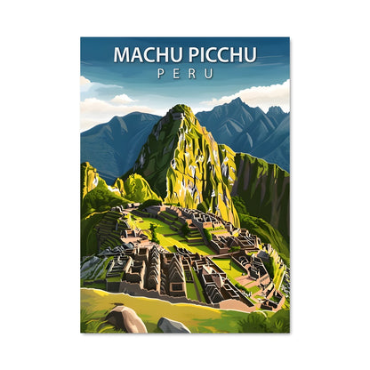 Poster Voyage à Machu Picchu