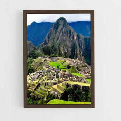 ap-machu picchu-9 cadre Bois foncé
