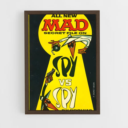 ap-mad magazine-1 cadre Bois foncé