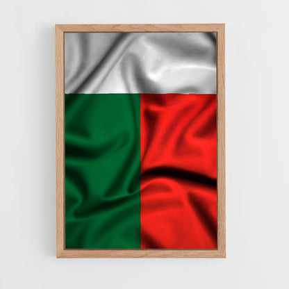 ap-madagascar flag-1 cadre Bois clair