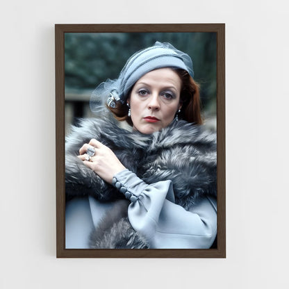 ap-maggie smith-1 cadre Bois foncé
