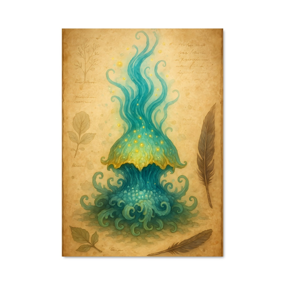 Poster Flamme Psychédélique