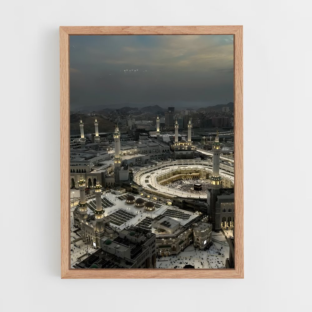 ap-makkah-14 cadre Bois clair