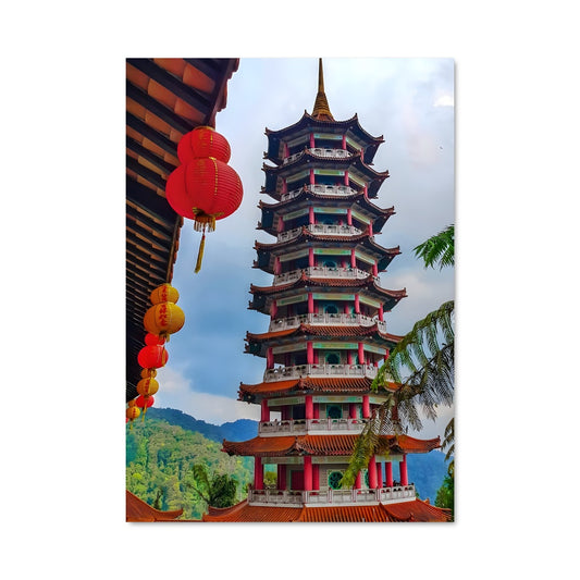 Poster Pagode Enchanteresse