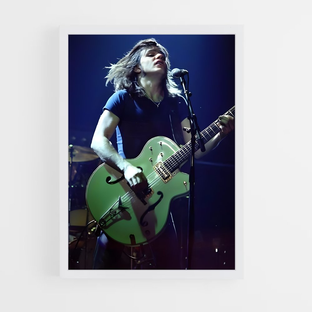 ap-malcolm young-4 cadre Blanc