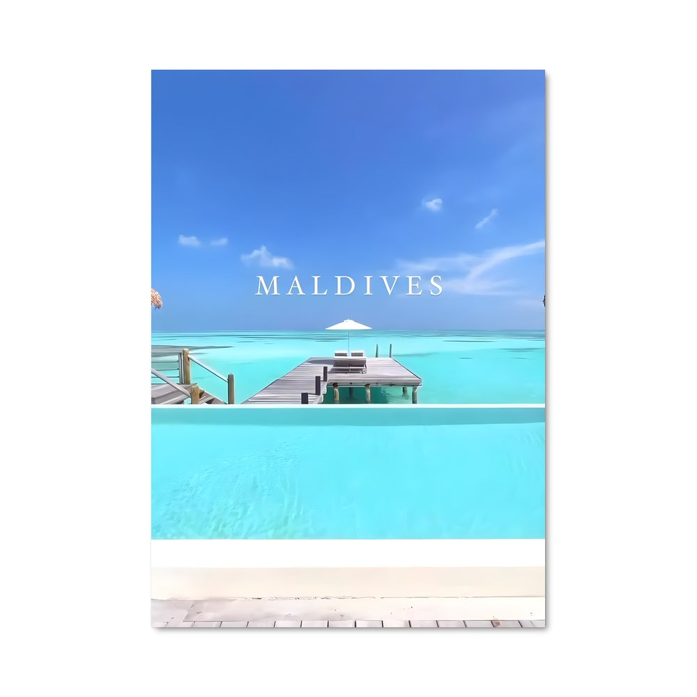 Poster Maldives Paradise