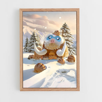 ap-mamoswine-1 cadre Bois clair