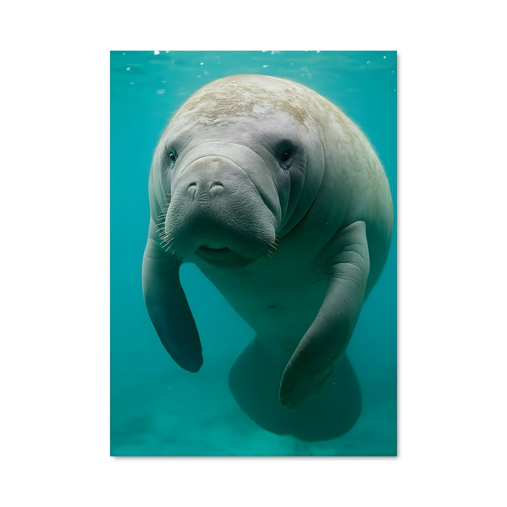 Poster Manatee Serenity