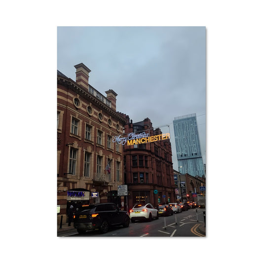 Poster Manchester Skyline