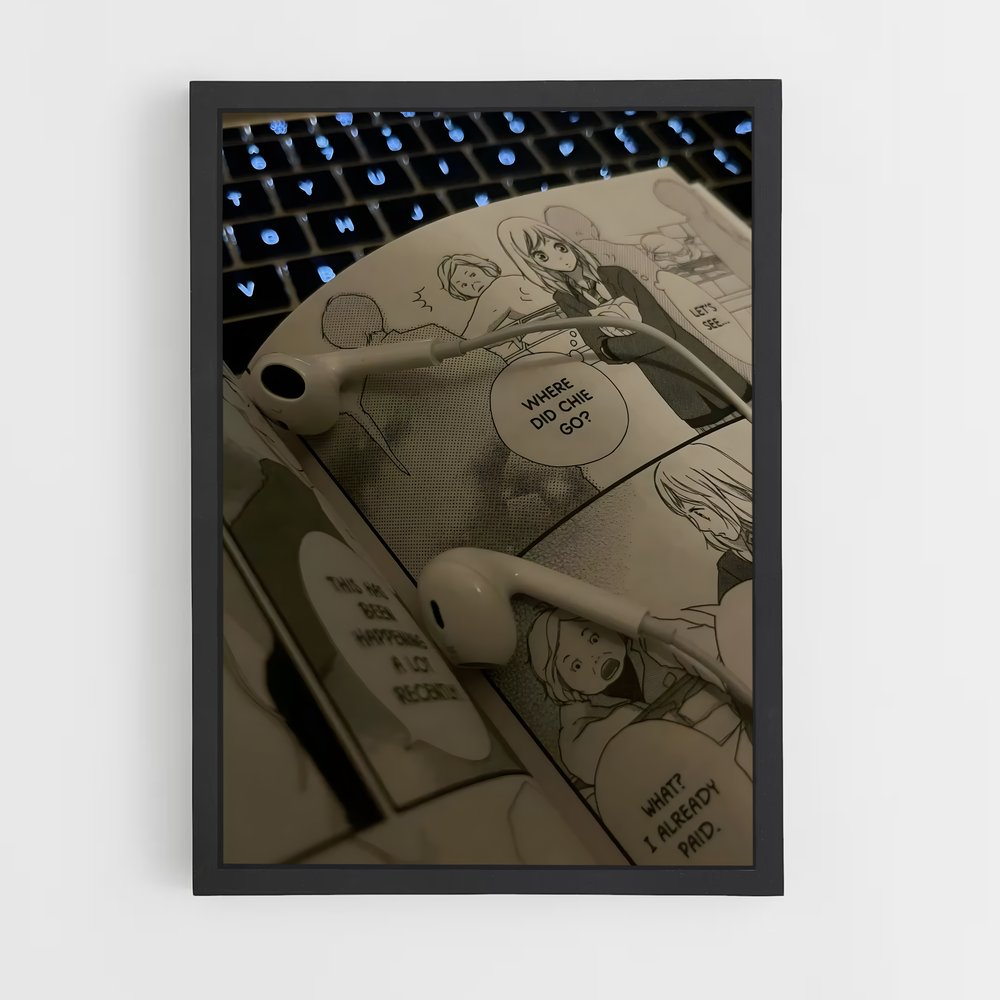 ap-manga reader-4 cadre Noir