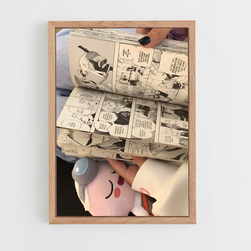 ap-manga reader-5 cadre Bois clair
