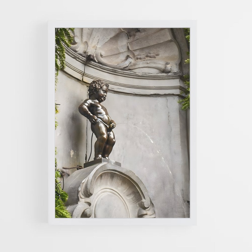 ap-manneken pis-3 cadre Blanc