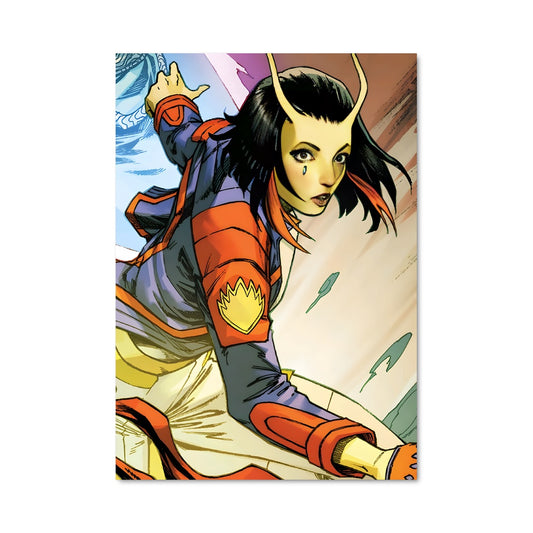 Poster Mantis Aérienne