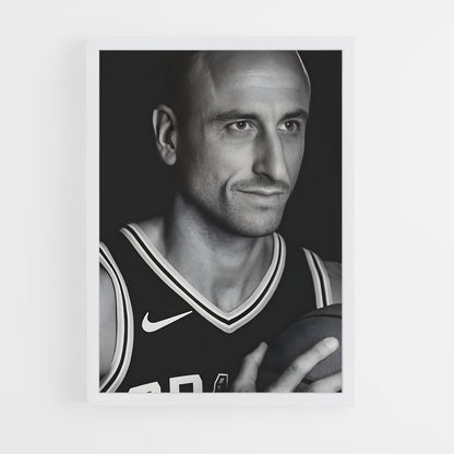 ap-manu ginobili-7 cadre Blanc