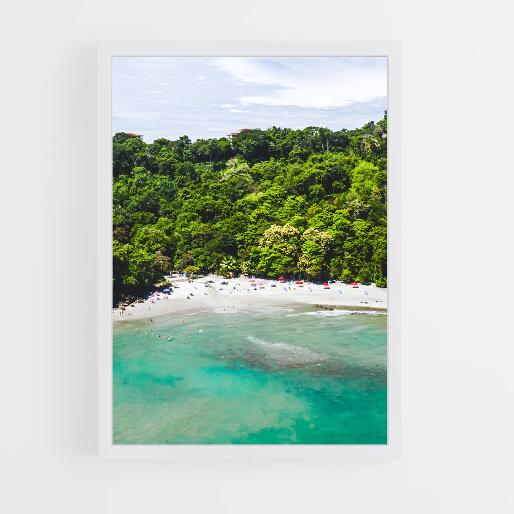 ap-manuel antonio beach-6 cadre Blanc