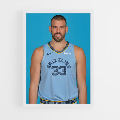 ap-marc gasol-9 cadre Blanc