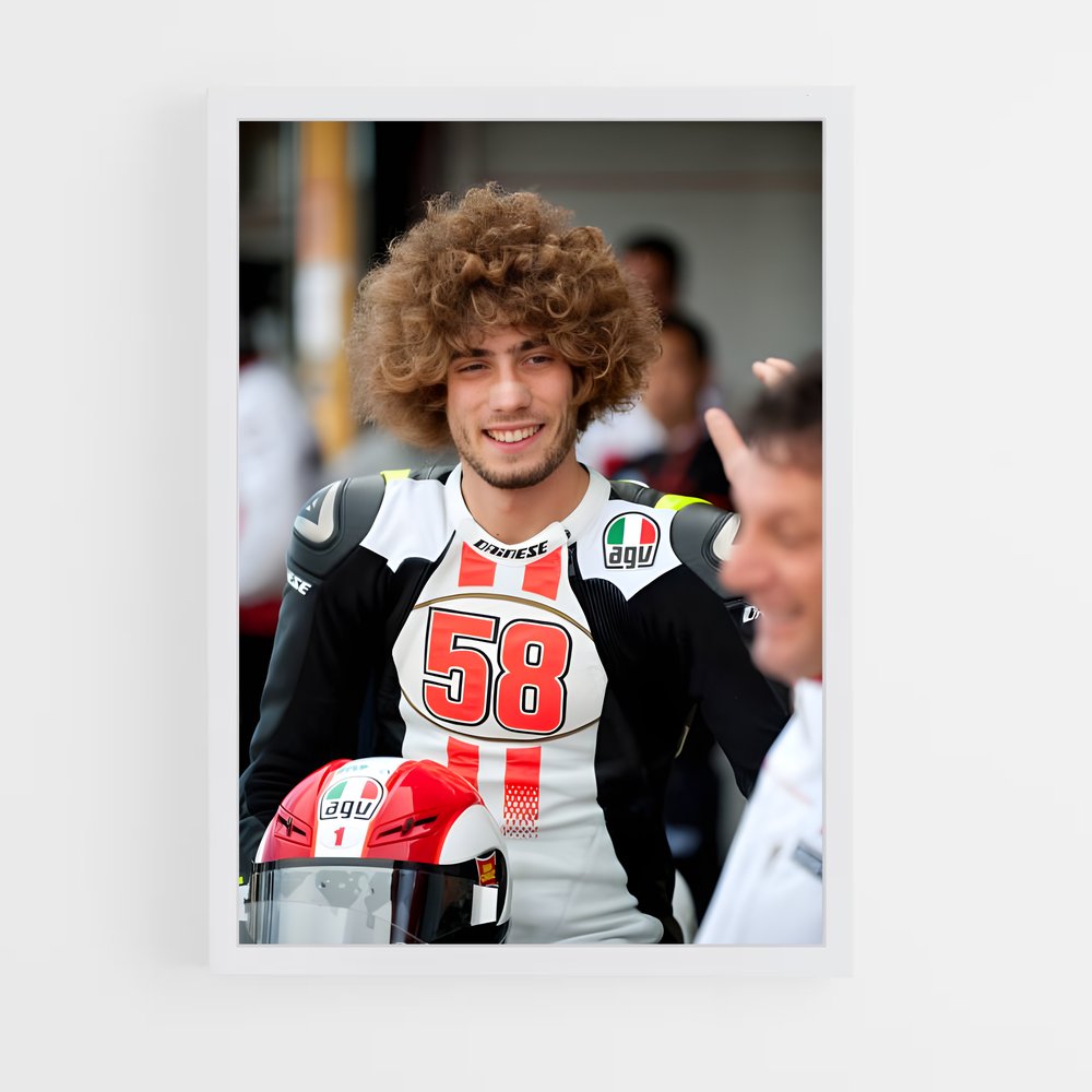 ap-marco simoncelli-2 cadre Blanc