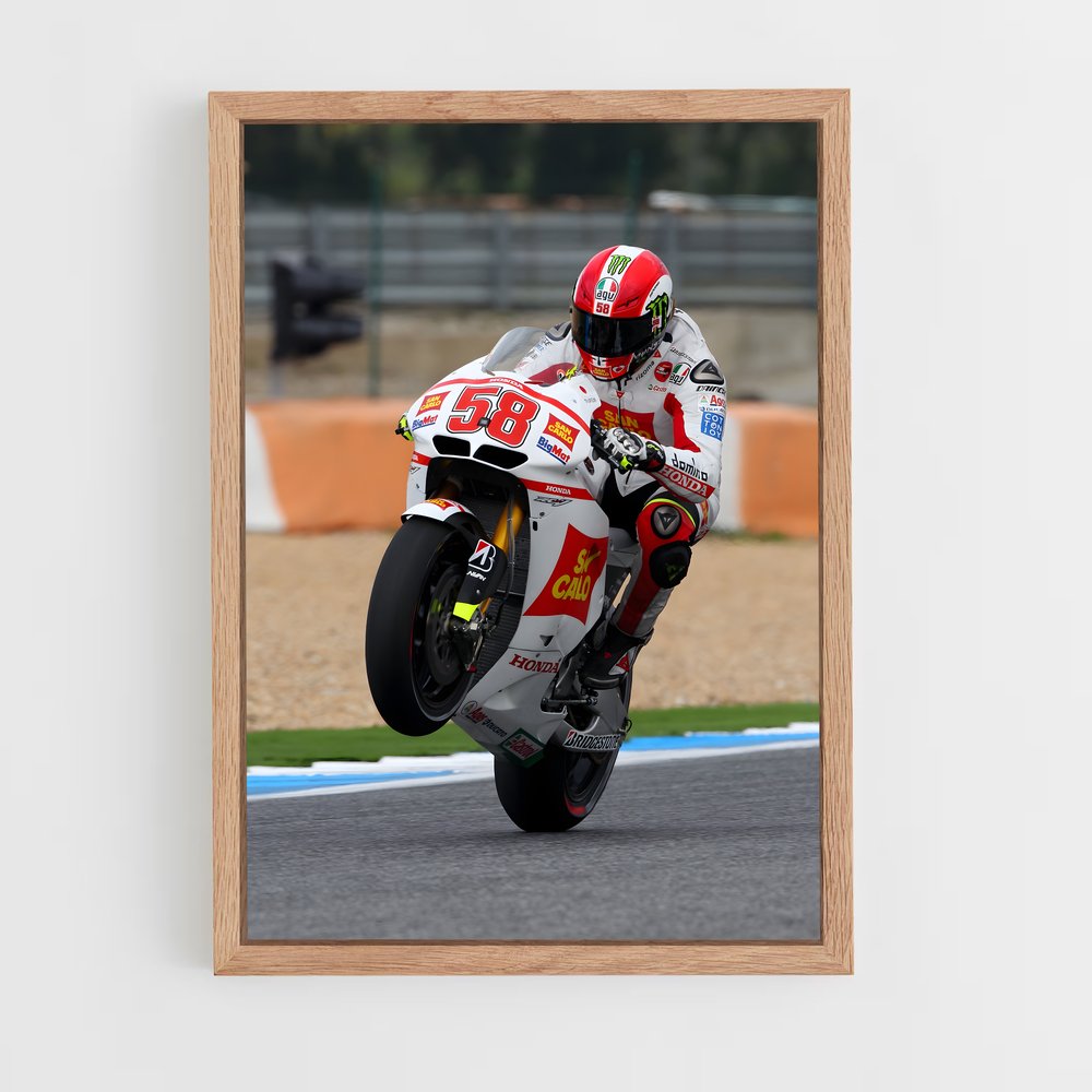 ap-marco simoncelli-4 cadre Bois clair