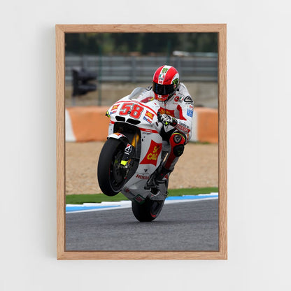 ap-marco simoncelli-4 cadre Bois clair