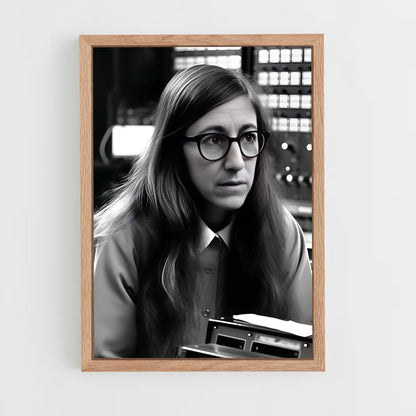 ap-margaret hamilton-1 cadre Bois clair