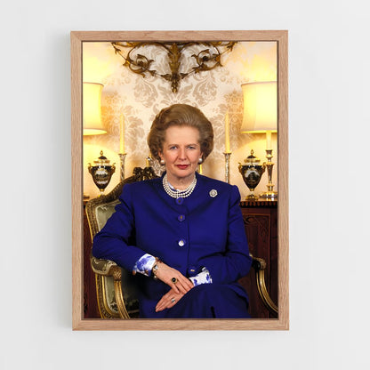 ap-margaret thatcher-4 cadre Bois clair
