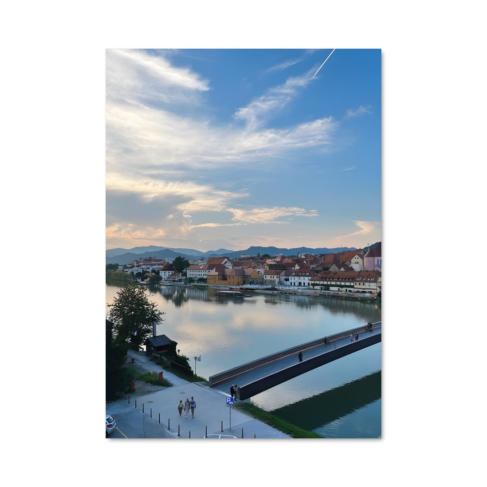 Poster Balcon sur la Loire