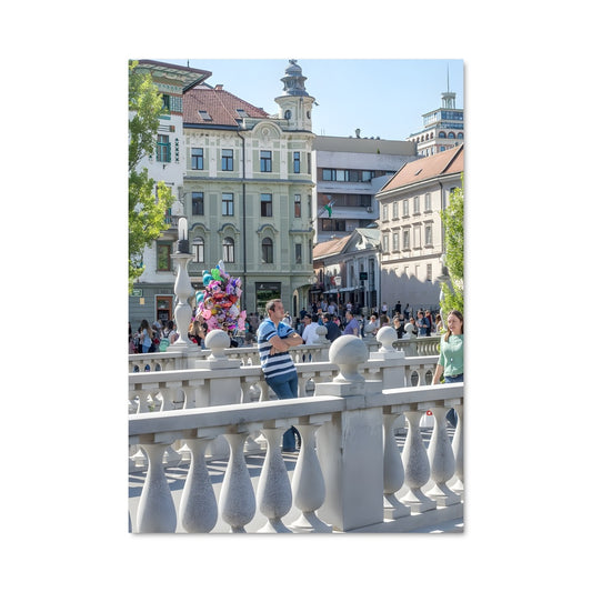 Poster Promenade à Ljubljana