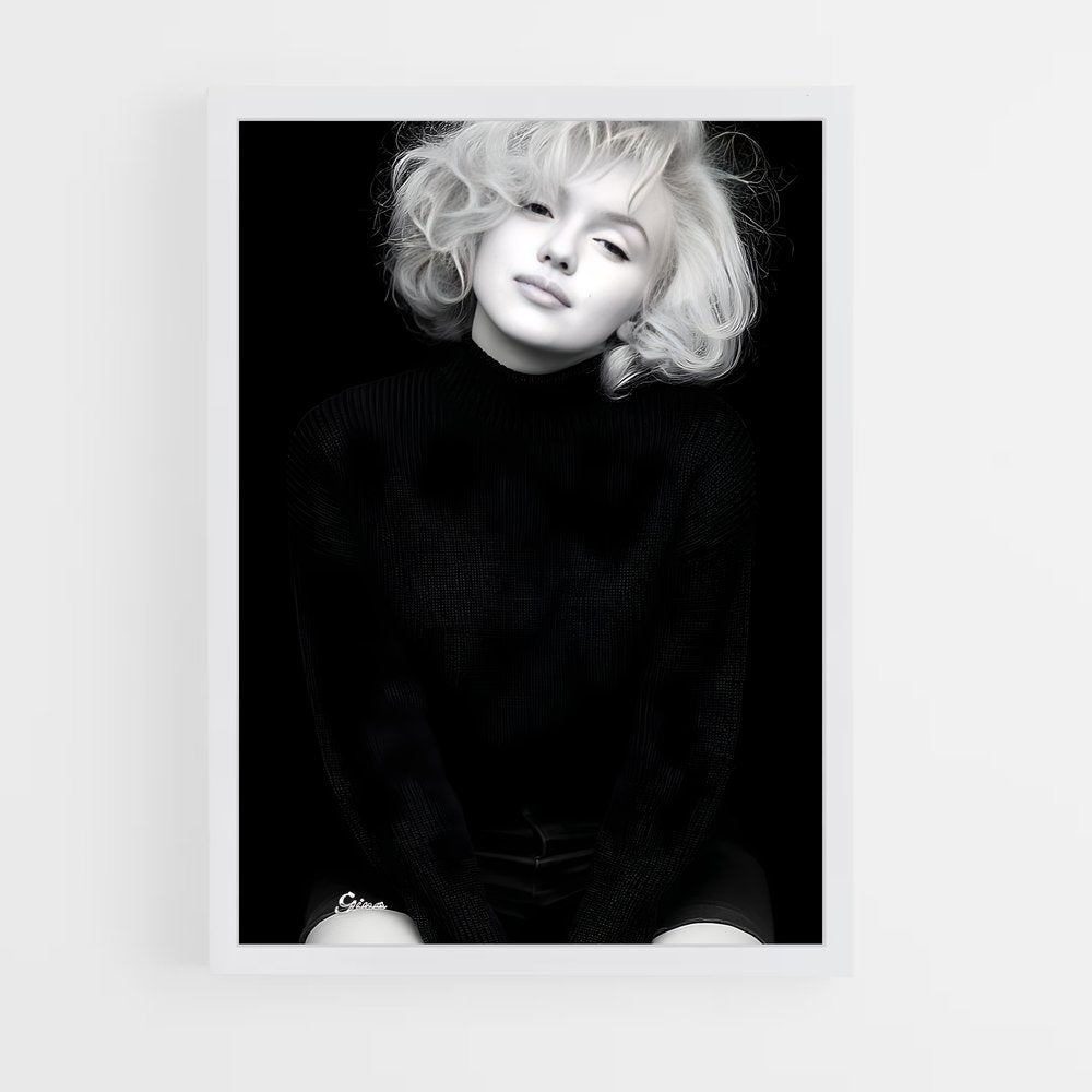 ap-marilyn monroe-2 cadre Blanc