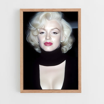 ap-marilyn monroe-6 cadre Bois clair
