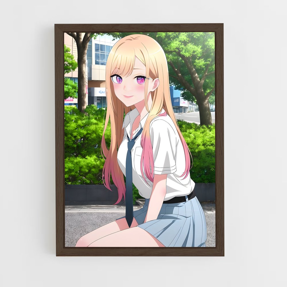 ap-marin kitagawa-6 cadre Bois foncé