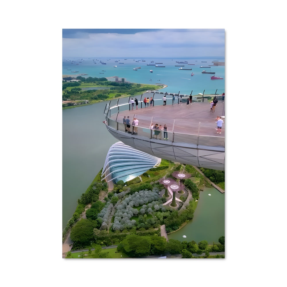 Poster Skywalk à Marina Bay