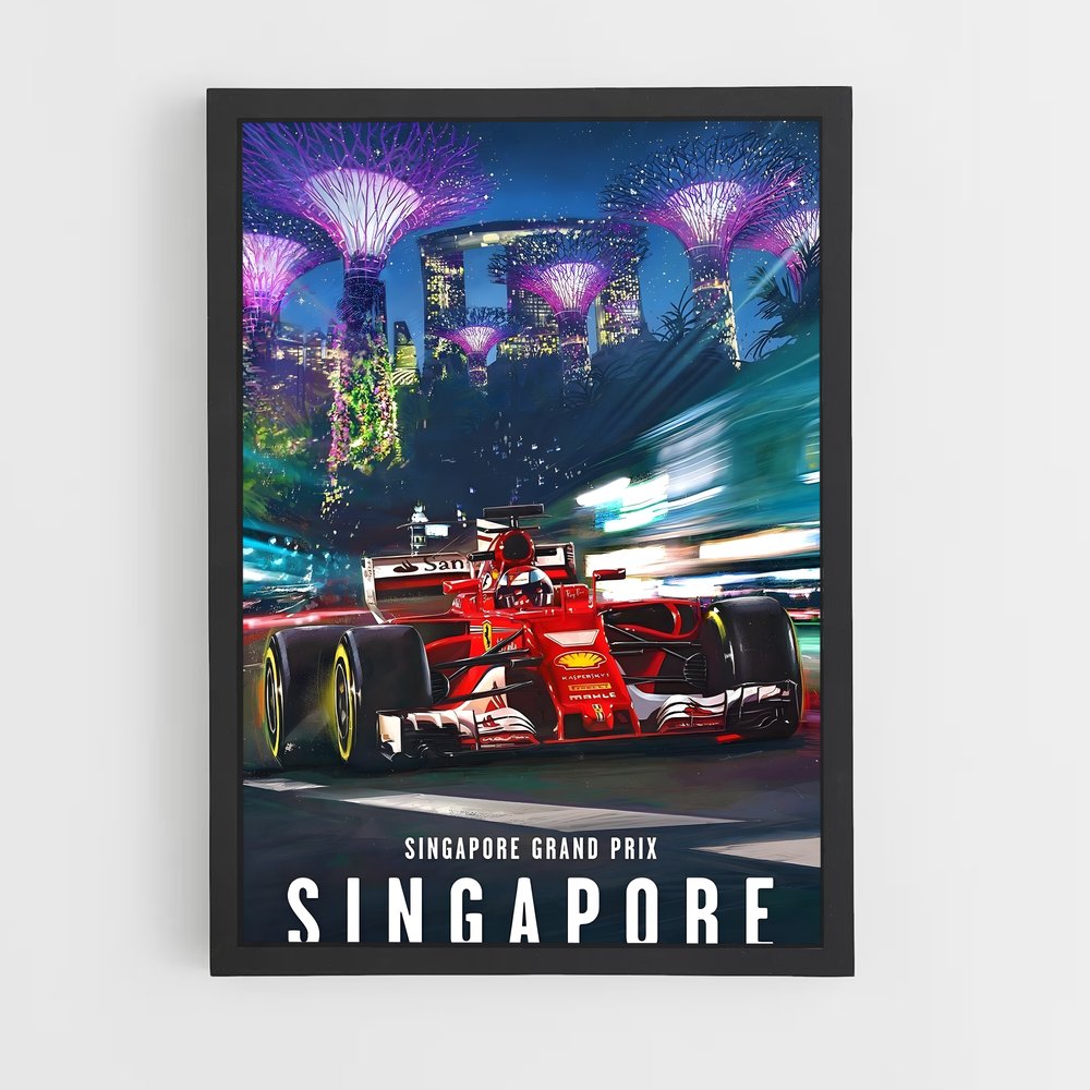ap-marina bay street circuit singapore-1 cadre Noir