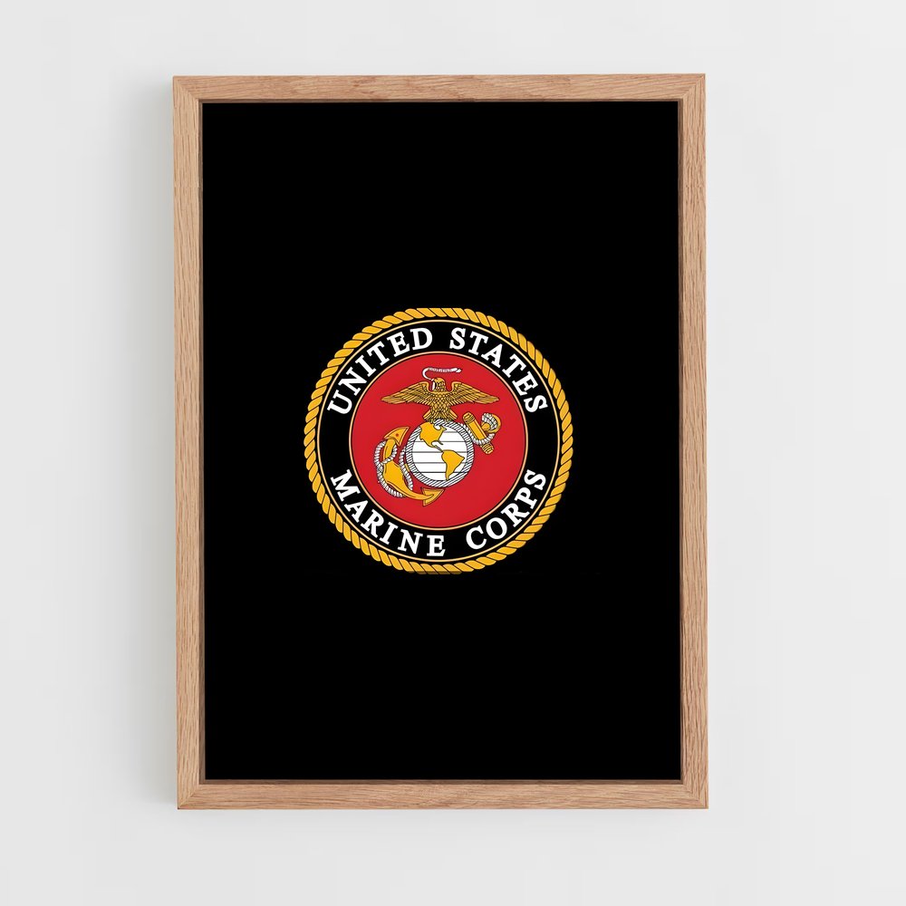 ap-marine corps-1 cadre Bois clair