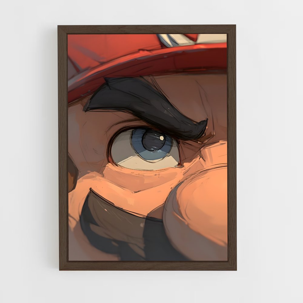 ap-mario-4 cadre Bois foncé