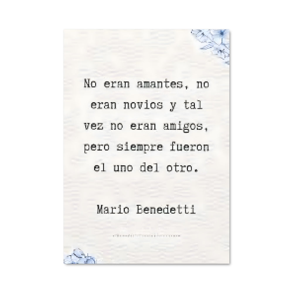 Poster Fleurs de Benedetti