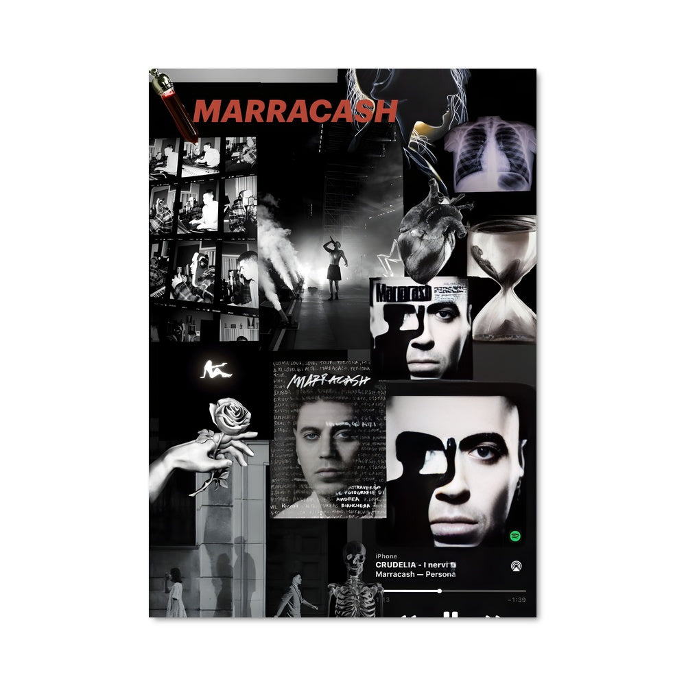 Poster Visages de Marracash