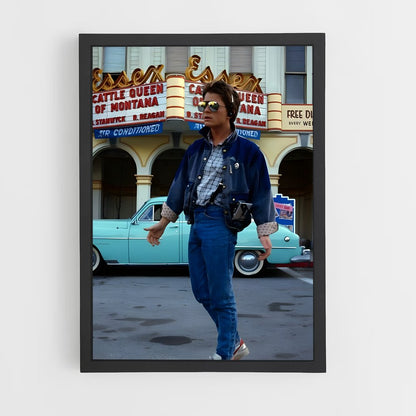 ap-marty mcfly-2 cadre Noir
