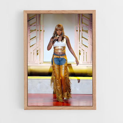 ap-mary j. blige-3 cadre Bois clair