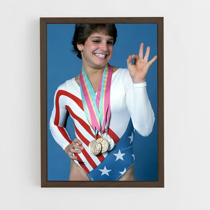 ap-mary lou retton-1 cadre Bois foncé