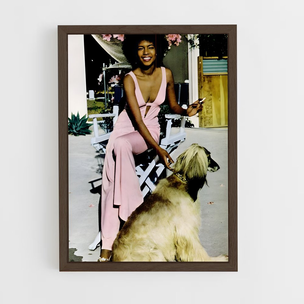 ap-mary wilson-1 cadre Bois foncé