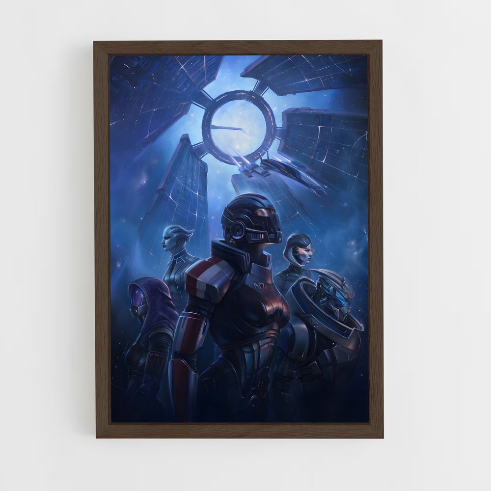 ap-mass effect-5 cadre Bois foncé