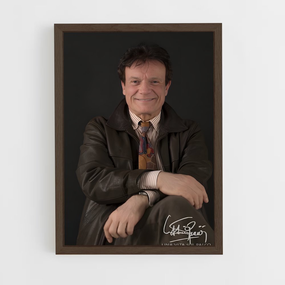 ap-massimo ranieri-1 cadre Bois foncé