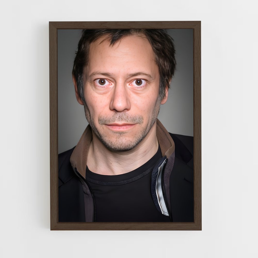 ap-mathieu amalric-1 cadre Bois foncé