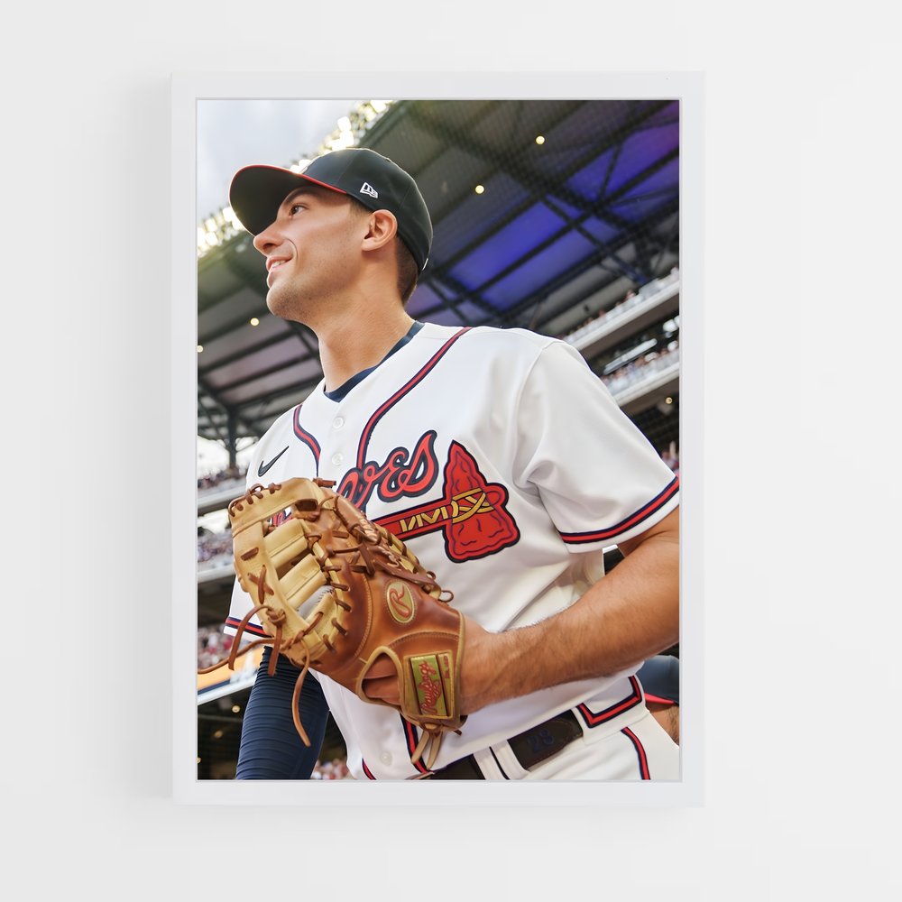 ap-matt olson-13 cadre Blanc