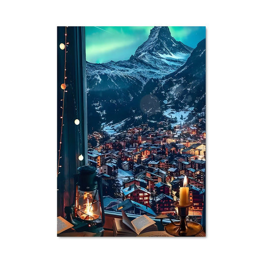 Poster Lumière de Montagne