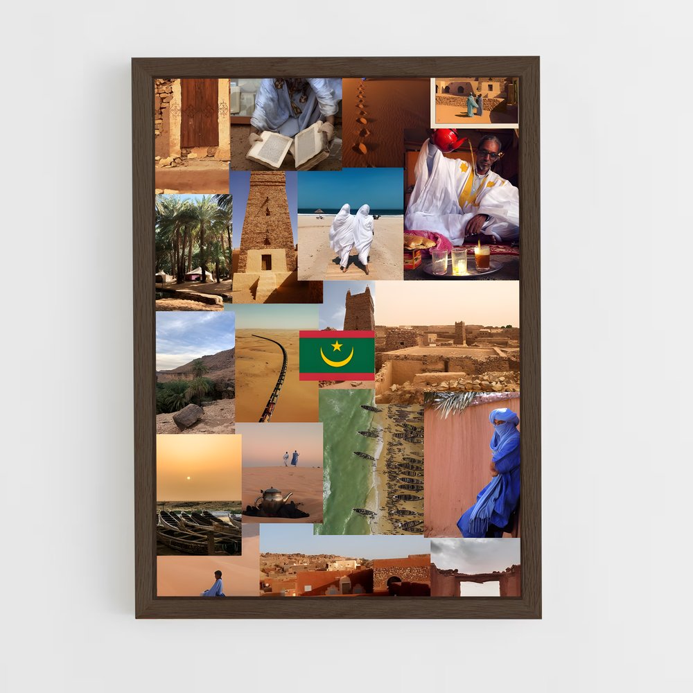 ap-mauritania-1 cadre Bois foncé