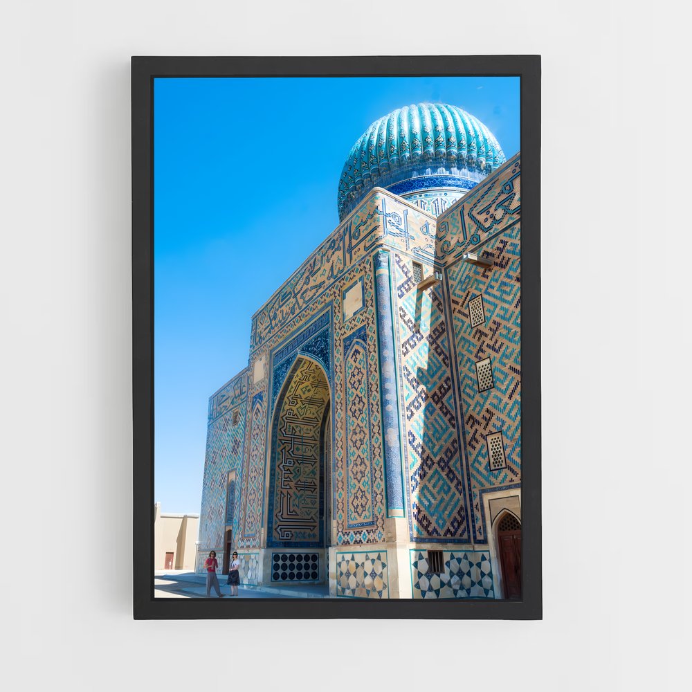 ap-mausoleum of khoja ahmed yasawi-1 cadre Noir