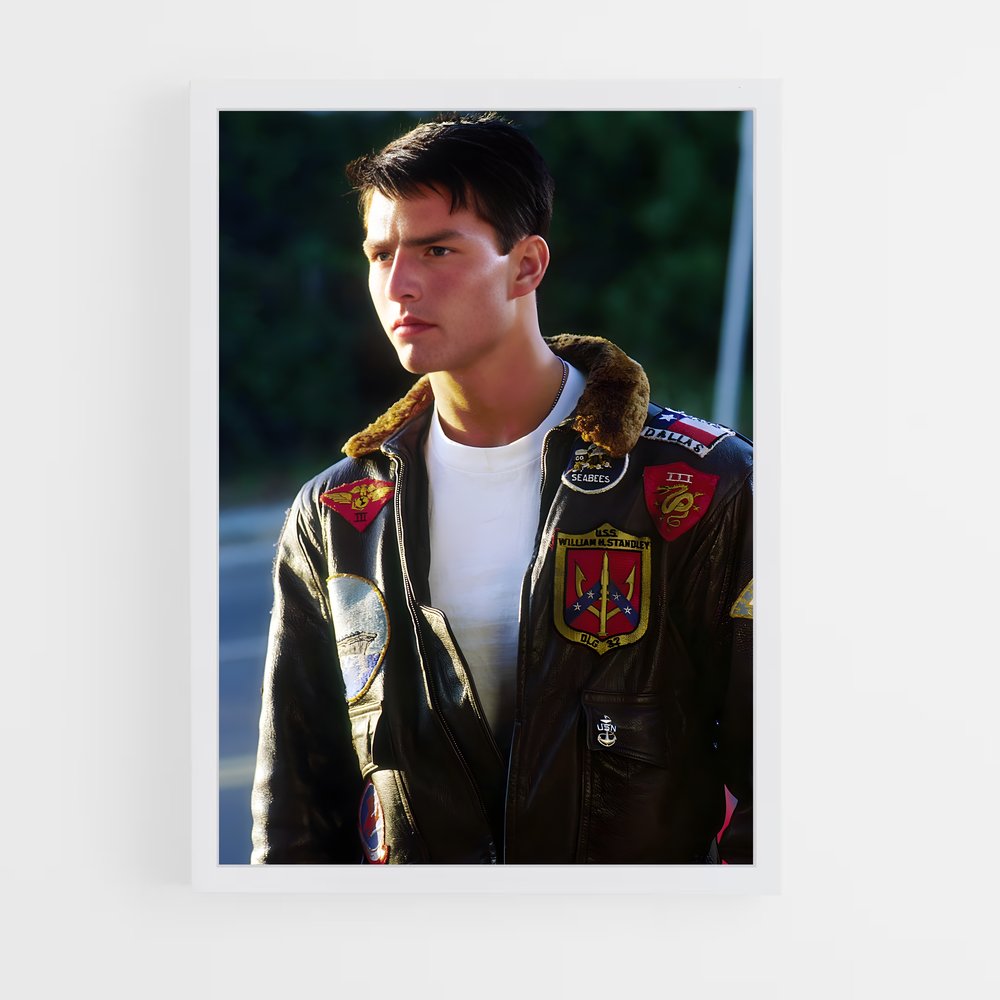 ap-maverick top gun-1 cadre Blanc